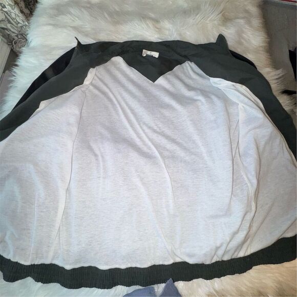 Bill Blass Vintage Men's XL Green Black Windbreaker Jacket Full Zip Casual - Picture 3 of 11